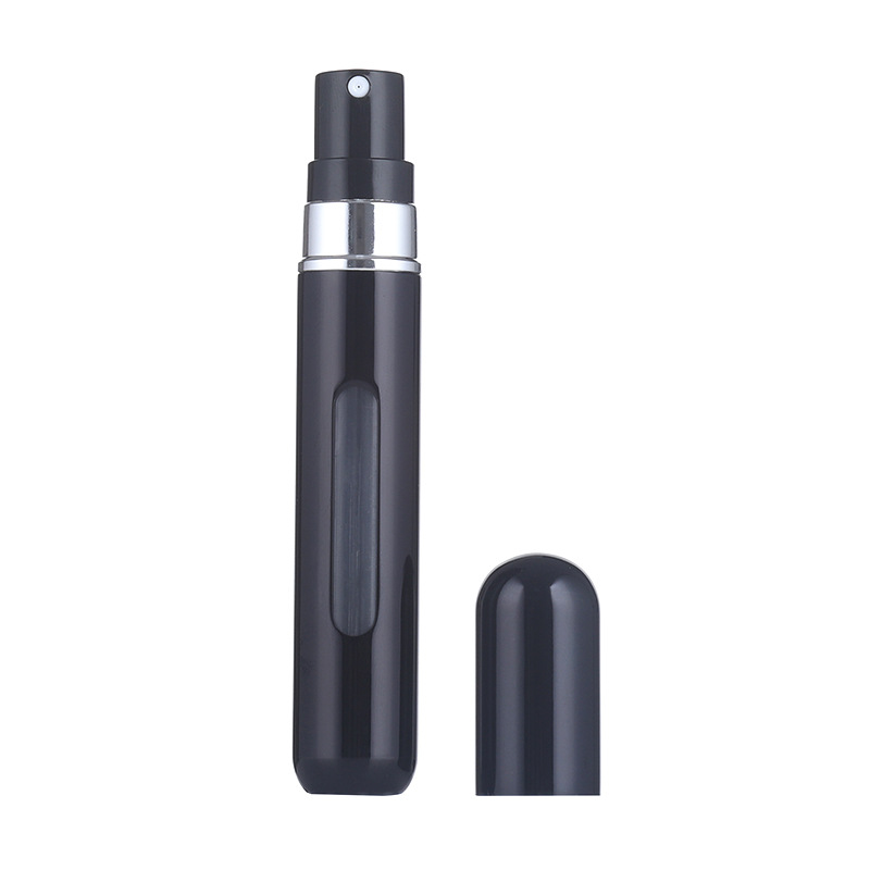 Los fabricantes suministran botella de perfume portátil de llenado inferior de 8ml en stock botella secundaria de perfume de viaje al por mayor