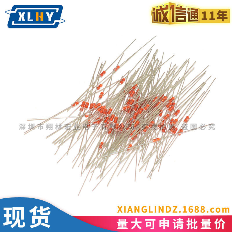 Mf58 103F3950 10K 3950K 1% Ntc Thermistor Glass-Sealed Induction Cooker Temperature Sensor