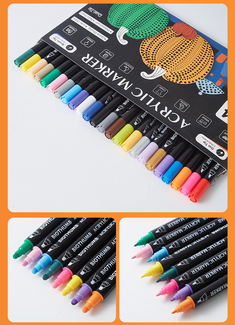 Acrylic Marker Set Image 4