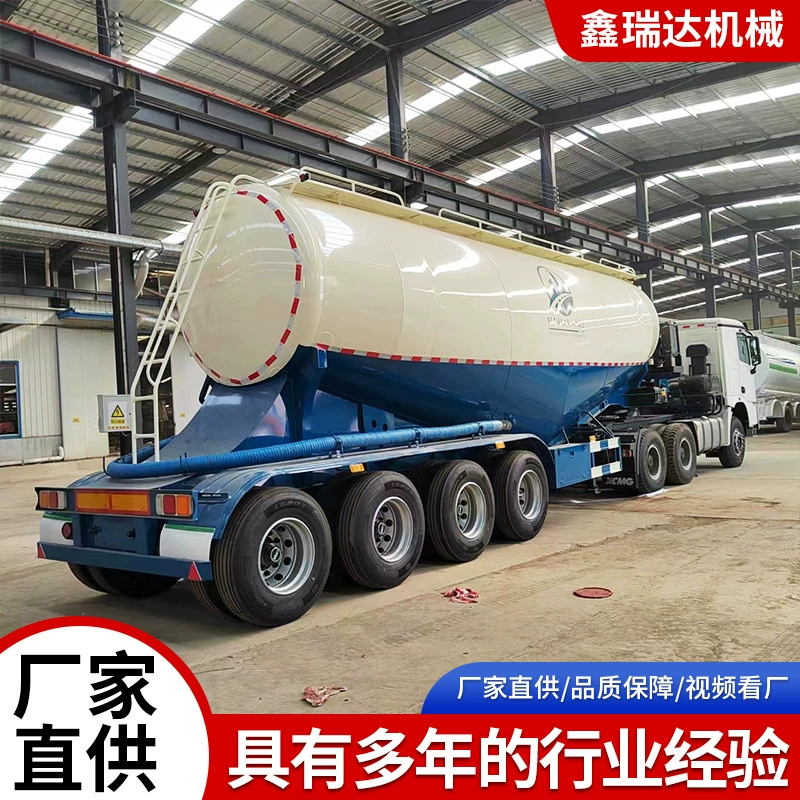 Самосвальный полуприцеп-цистерна с задней разгрузкой, модифицированный для экспорта, для логистики, транспортировки цемента и сыпучих материалов