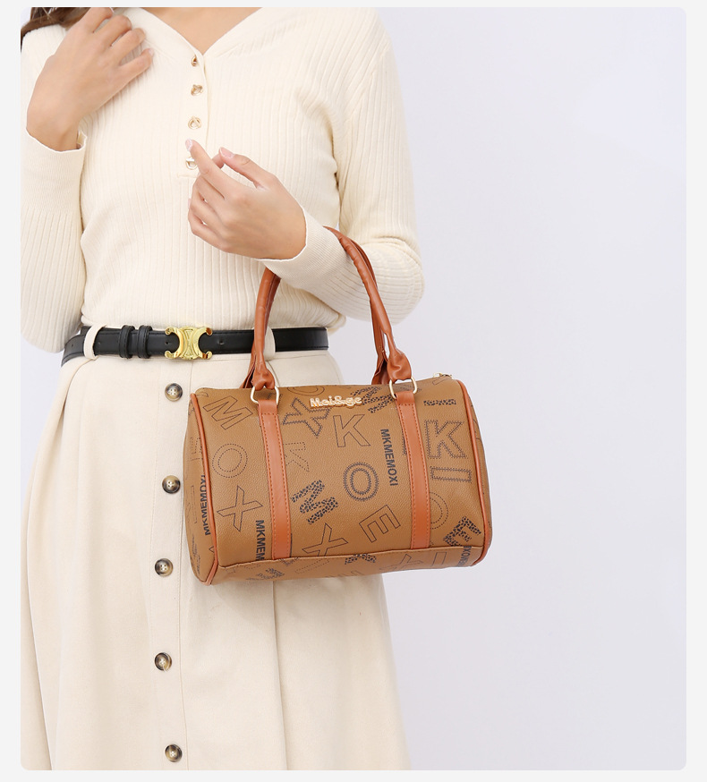 Cross-border foreign trade large-capacity new European and American retro mother-and-child bag multi-piece set women's bag, single-shoulder crossbody handbag undefined