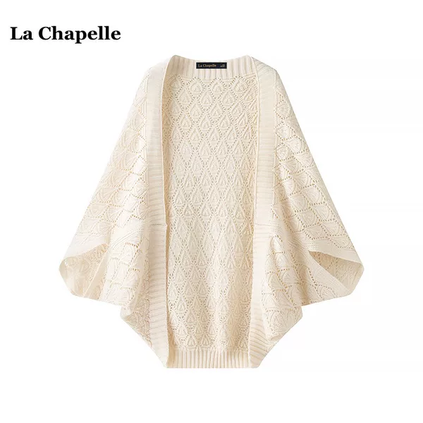 New Hollow-Out Knitted Shawl for Women in Spring and Autumn, Suitable for Air-Conditioned Rooms and to Wear over a Cheongsam