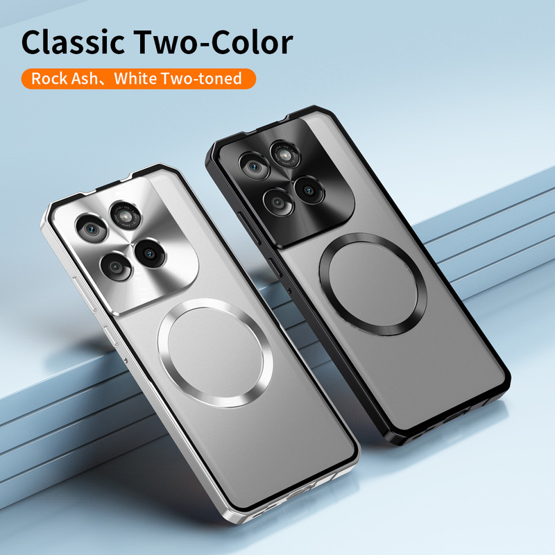 New Model Moto Edge70 Metal Magnetic Phone Case with Aluminum Alloy Frame and Detachable Back Panel Edeg70F Series