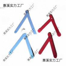 批发广告牌配件折叠人字家用工程铝铁梯子加固定支撑厚拉杆/板/拉