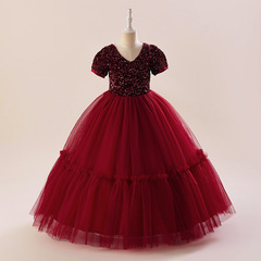 Women's Sparkling Tulle Net Gown, Princess Style Evening Dress, Performance Costume, Prom Dress, Fashion Show Puff Dress, Amazon Fashion, Dropshipping