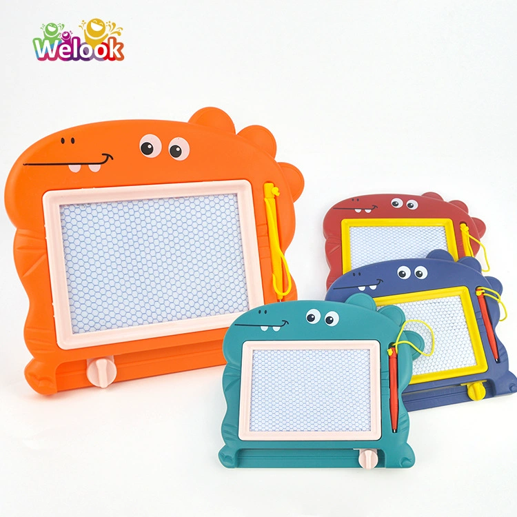 Черно-Белая магнитная доска для письма детская мультяшная доска для рисования динозавр пазл Магнитный маленький размер граффити маленькая доска кросс-бордюр