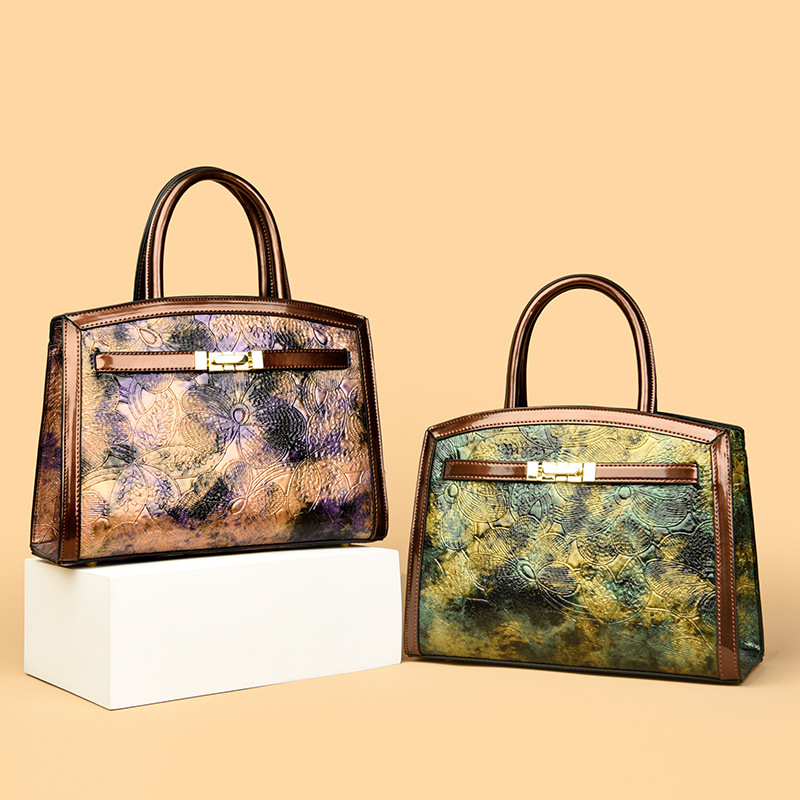 2024 nueva moda impresa bolsos de madres bolsos populares bolsos de hombro de mujer simple bolsos de mano de gran capacidad