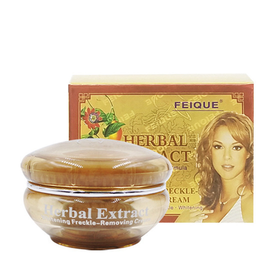 Comercio exterior Flying Bird cara crema brillo blanco decoloración impresión brillo blanco color de la piel decoloración melanina crema dos en uno
