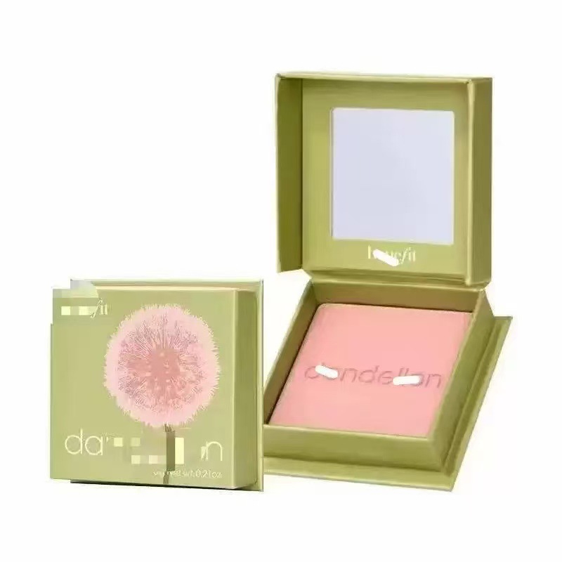 Bet Beijia's New Dandelion Blush 6g Rouge Powder Dandelion Enhances Complexion, Fine Texture, Non-Flying Powder, with Mirror
