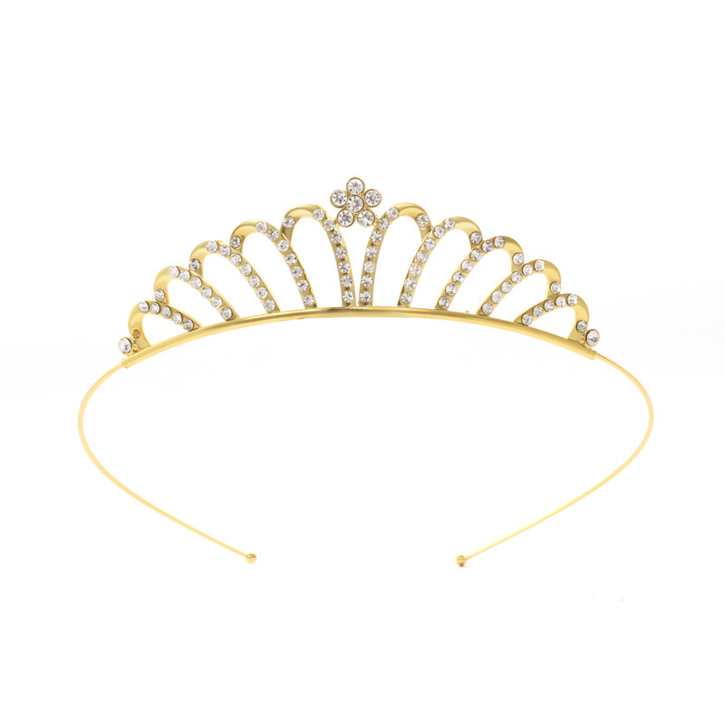 Diadema con Corona de Princesa Infantil de Metal Galvanizado para Cumpleaños y Fiestas image 62