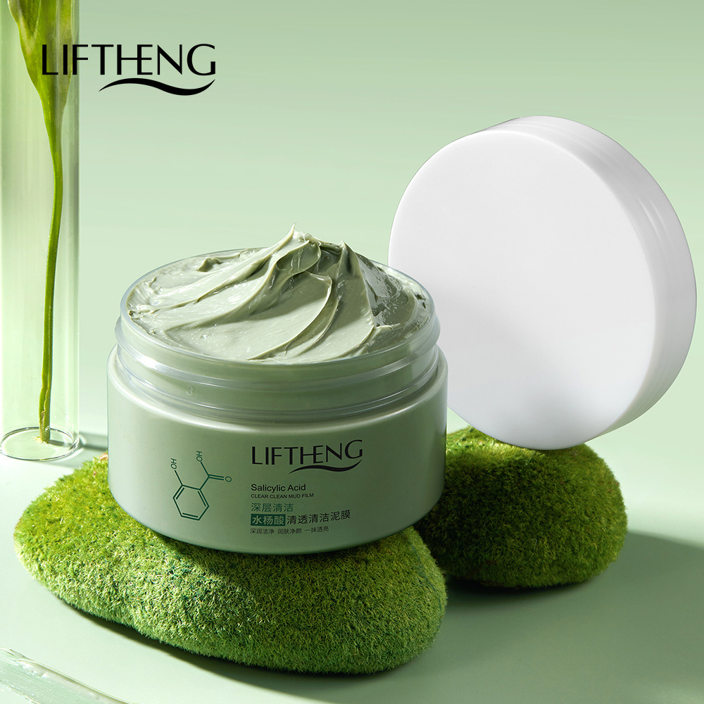 Liv Spring Salicylic Acid Mud Film Deep Cleansing Refreshing Oil Control Cleansing Facial Blackhead Daubing Cleansing Mask Wholesale