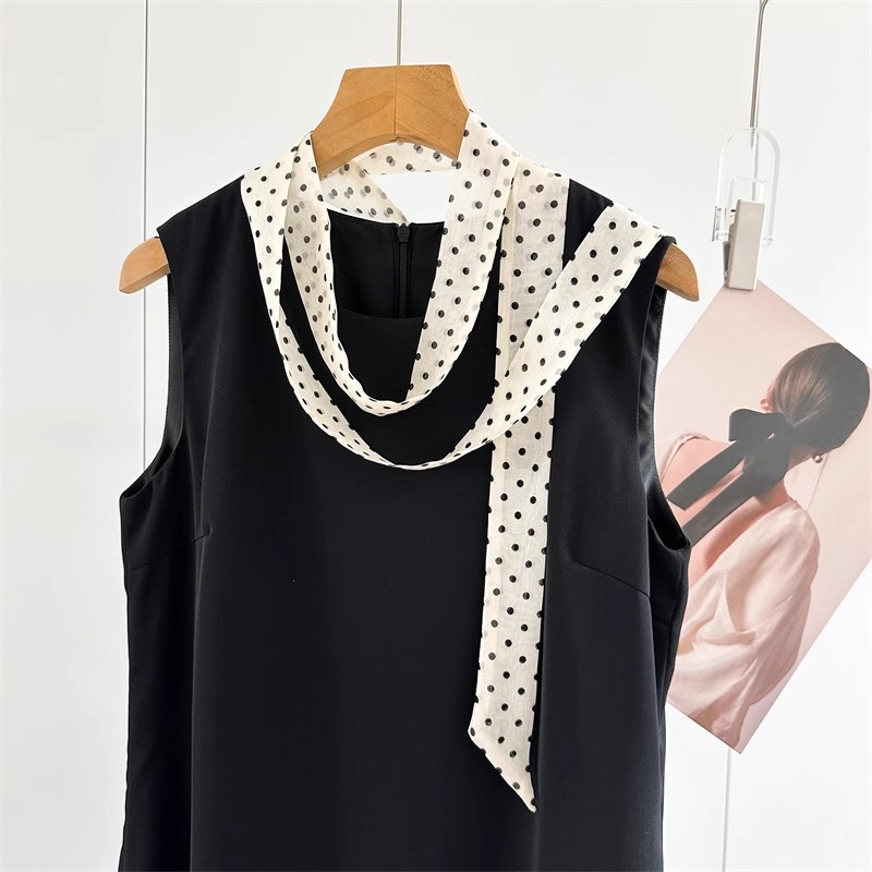 Cinta de seda 100% morera, punto de onda, cinta estrecha, cinta para el cabello de seda, cinta para el cuello de primavera y verano, bufanda de seda de alta calidad, bufanda