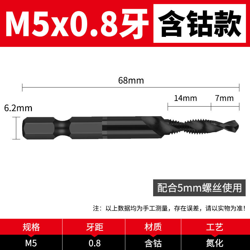 M5 [코발트 함유 실용적인 유형]]