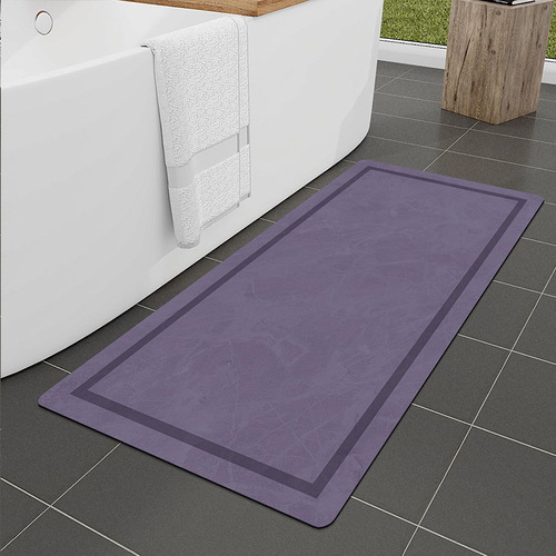 Algae mud water-absorbing bathroom toilet door entryway home anti-slip mat washroom restroom kitchen mat