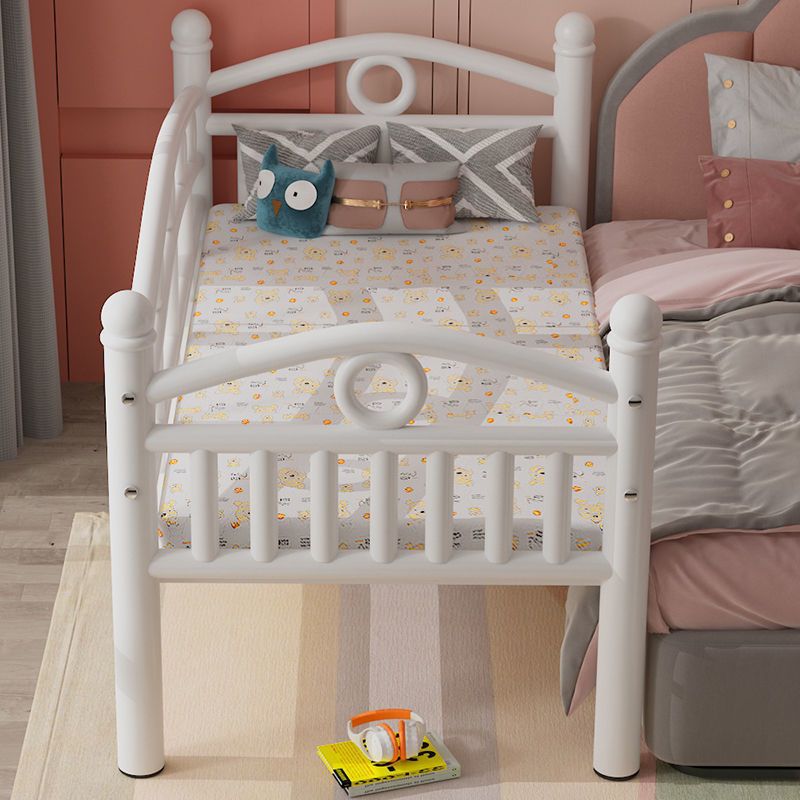 Cama de empalme Cama para niños con barandilla Cama para bebé de hierro forjado Cama para bebé Cama pequeña Cama de cabecera ensanchada Cama simple Amazon