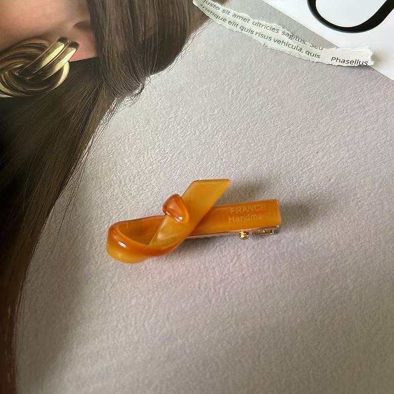 A3-아세테이트 사이드 클립-캐러멜 컬러