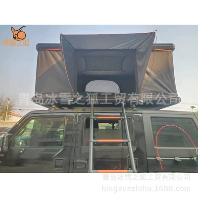 Factory Direct Supply of Aluminum Alloy Spray-Painted Helicopter Roof Tent with Luggage Rack, Four-Sided Ventilation and Anti-Mosquito Tent (Avtomobil dam çadırları)