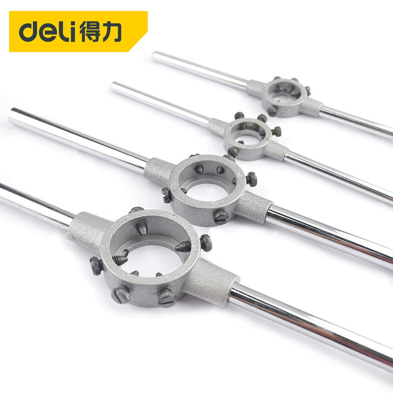 Круглый ключ Deli, ручной ключ, круглый держатель из цинкового сплава, ключ для матрицы