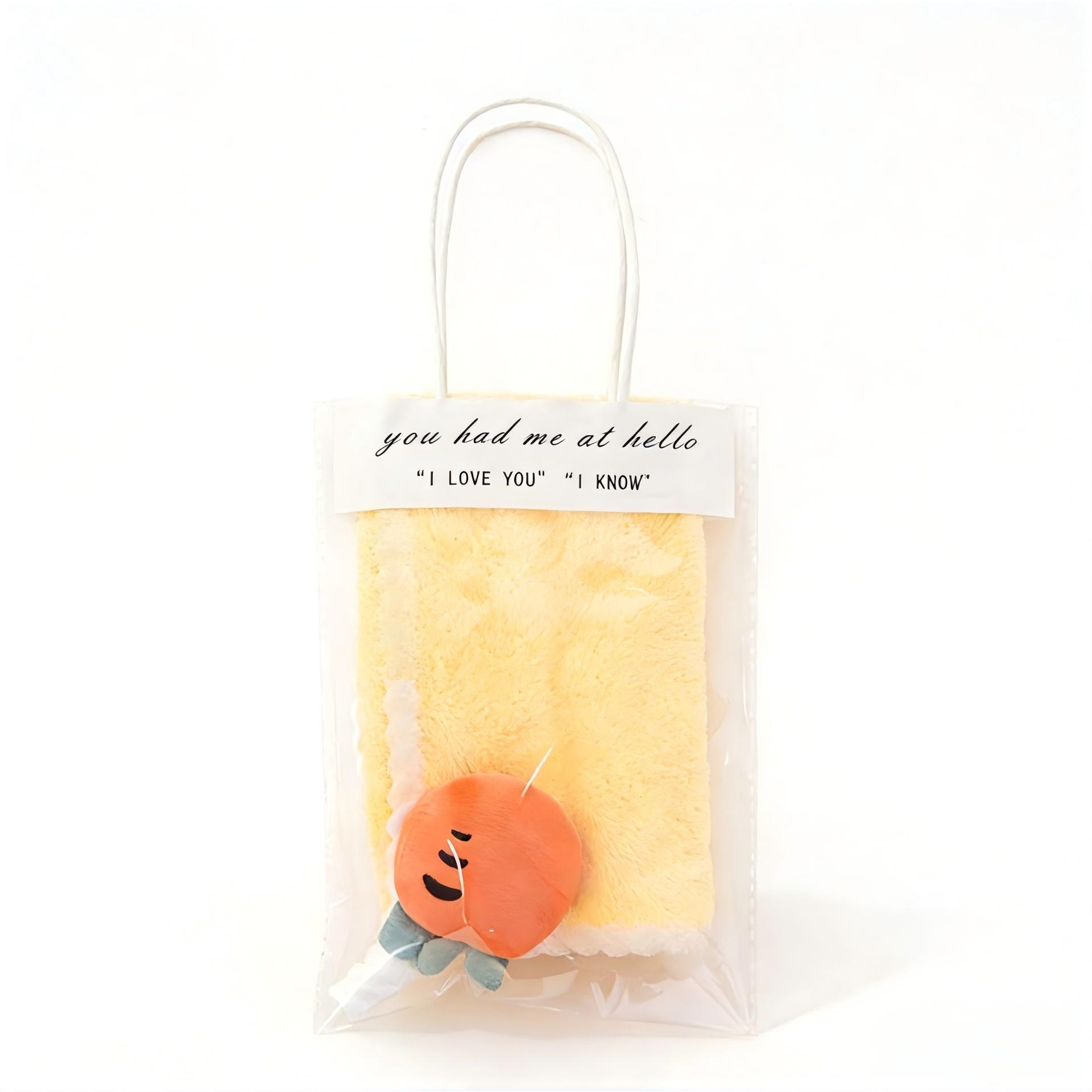 Carrot puppet (hand-held packaging)