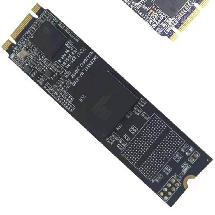 Внешторг M.2 SSD NGFF интерфейс высокоскоростной твердотельный накопитель для настольного компьютера/ноутбука, ультратонкий металлический корпус