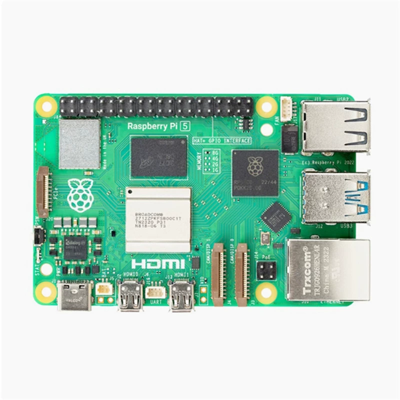 Raspberry Pi 5 пятого поколения, плата разработчика Raspberry Pi 5B, материнская плата с PCIe, комплект для Linux (4B)