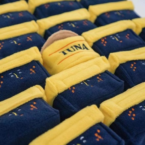 ins style Korean foreign trade original single cute Tibetan food pet ring paper sound toy can dog sniff wholesale pet