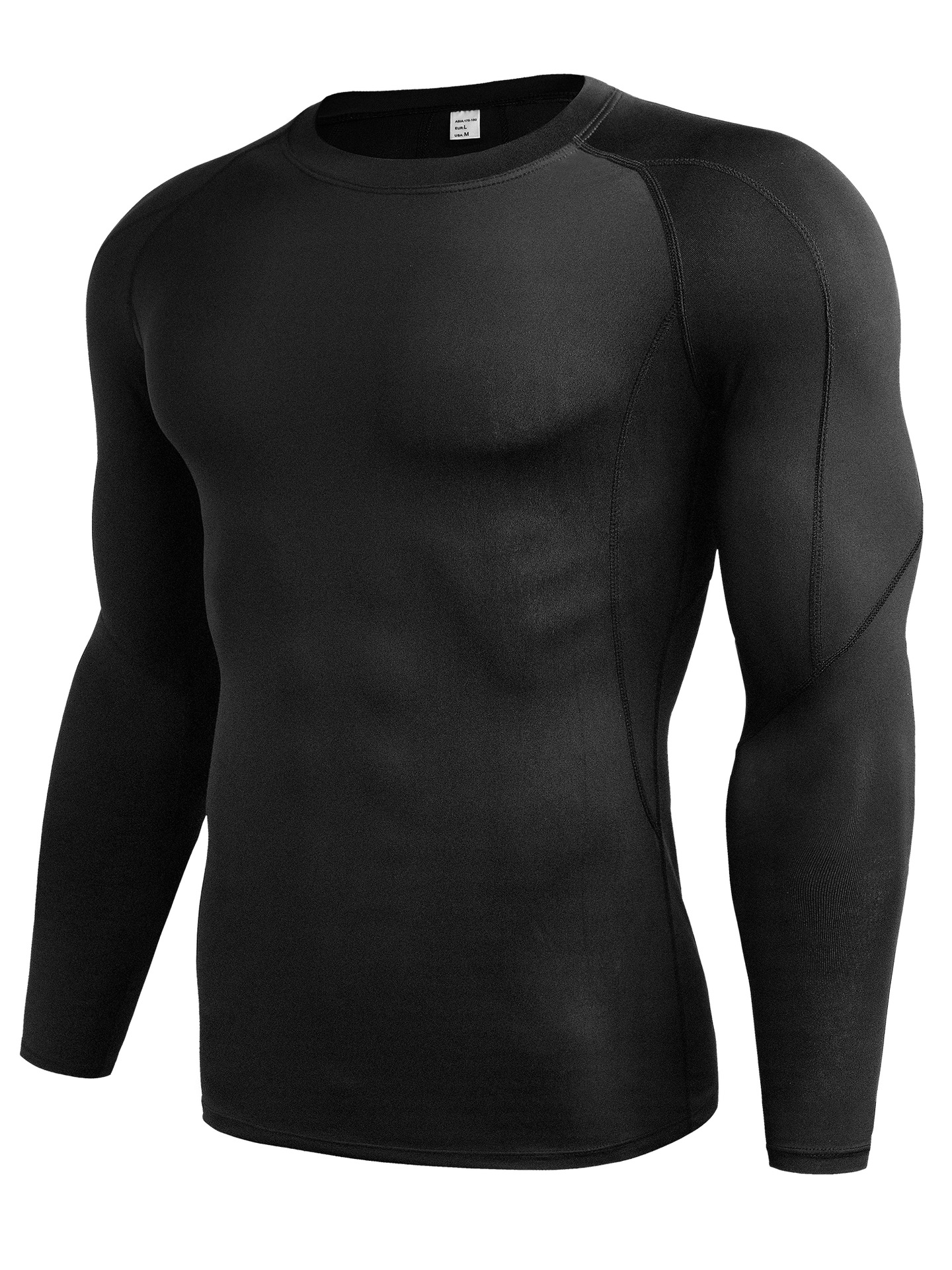 Pantalones deportivos de verano para hombres elásticos de secado rápido de compresión de manga larga Camiseta de entrenamiento ropa para correr ropa de entrenamiento