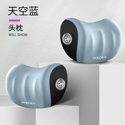 Four-Season Universal Car Interior — Headrest - sky-blue-headrest-1-pair