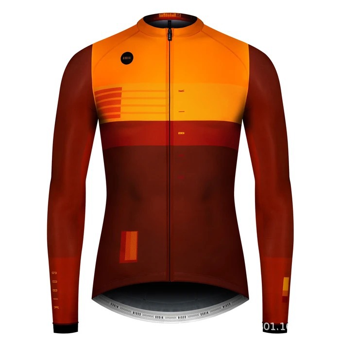 Cross-Border Gobik Team Version Event Clothing Men's Long-Sleeved Tops Summer Road Cycling Clothing Breathable