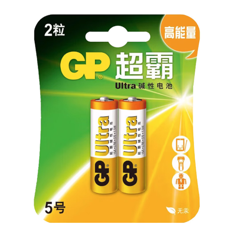 超覇 (gp) アルカリ電池aa aaa lr03 lr6 5号7号動力玩具1カード価格|undefined