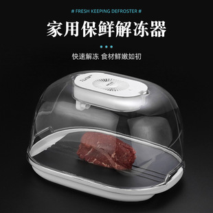 Food constant temperature preservation fast thawing device steak heat conduction plate multi-function plate atomization thawing meat machine Household Artifact