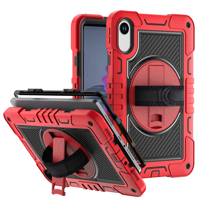 Newly Applicable Redmi Pad 2 2025/Pad2 4g Silicone Protective Case Three-In-One Tablet Case with Shoulder Strap Newly Applicable Redmi Pad 2 2025/Pad2 4g Silicone Protective Case Three-In-One Tablet Case with Shoulder Strap