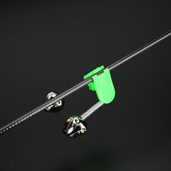 批發平夾鈴鐺簡易雙響鈴鐺海竿釣魚鈴鐺報警器垂釣響鈴釣魚小配件