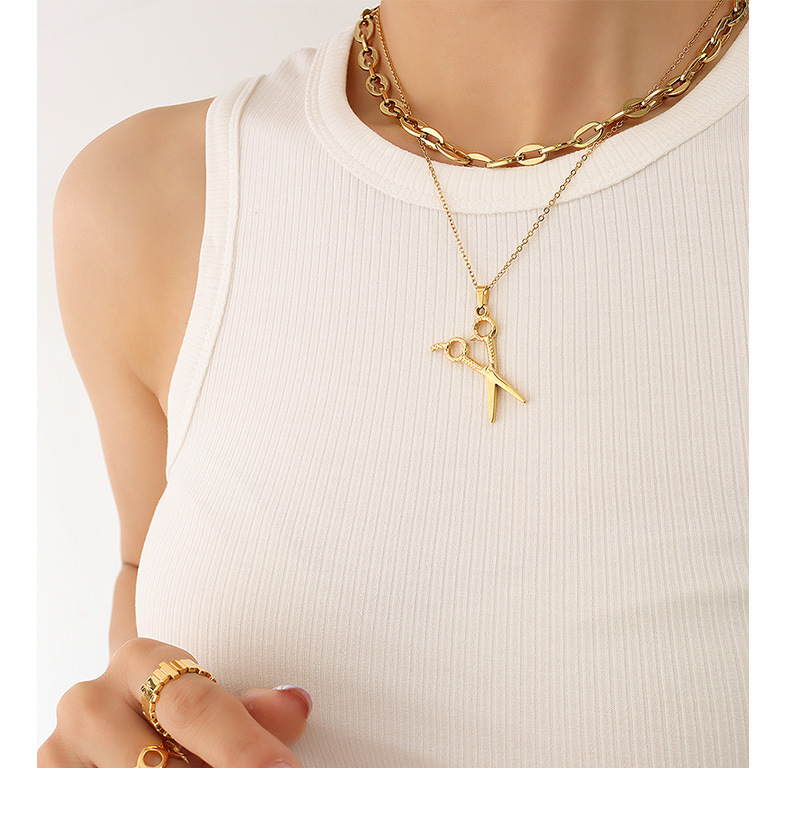 Irregular, Plating Design 1 Piece Titanium Steel Cross Pendant