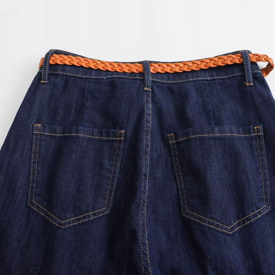 Neue, hochwertige Lyocell-Jeans für Damen mit weitem Bein_voghion.com