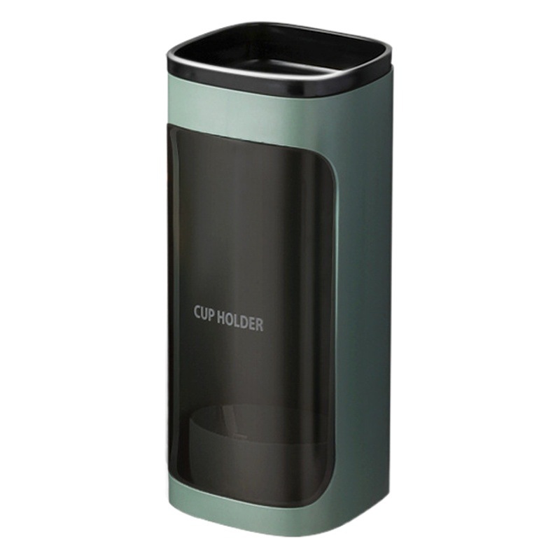 Paper Cup Holder Household Disposable Cup Automatic Cup Dispenser Water Dispenser Cup Holder Punch-Free Water Cup Holder