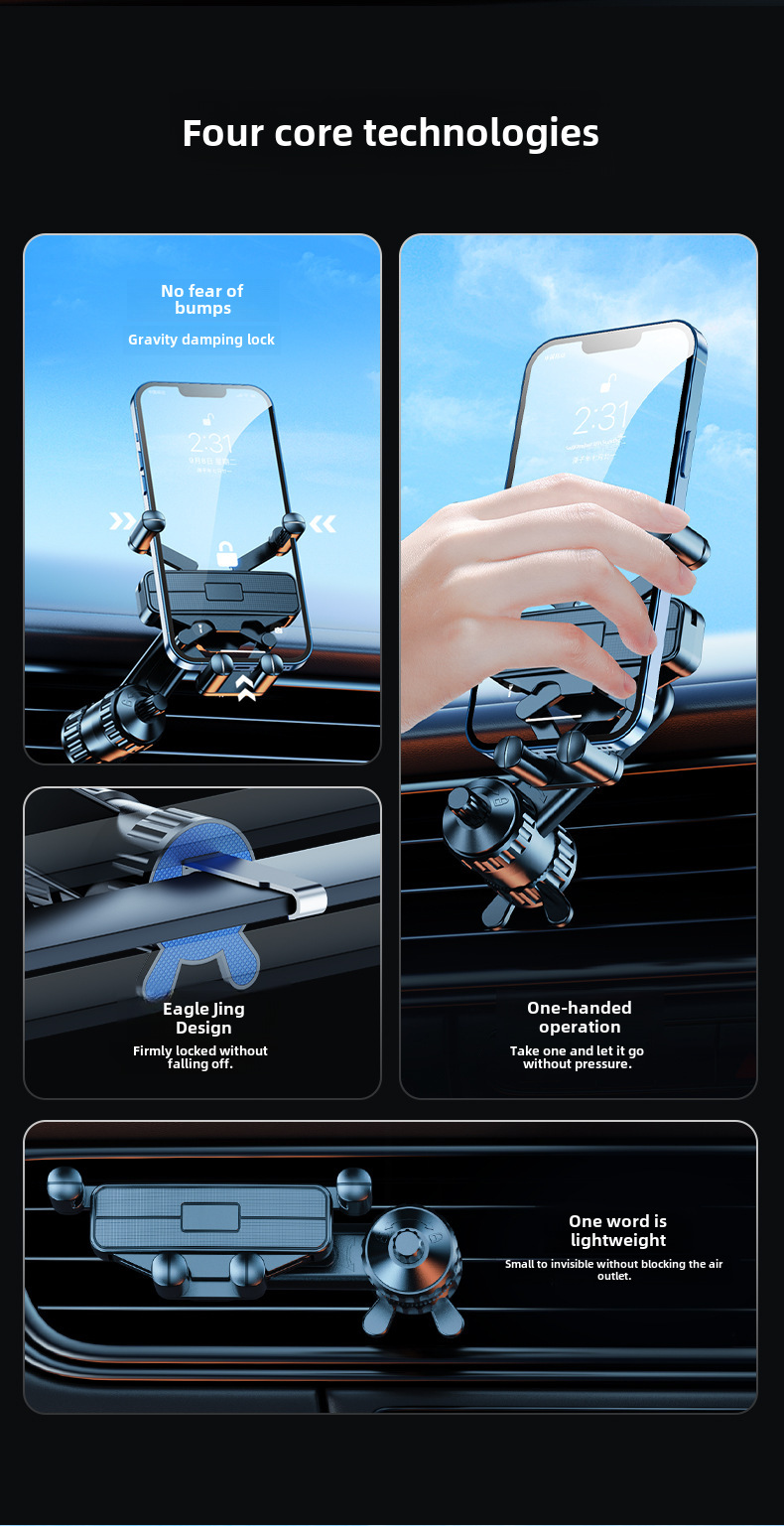 Auto handy halter halterung air outlet auto verlängerung stange haken halterung auto navigation handy halterung spezielle_voghion.com