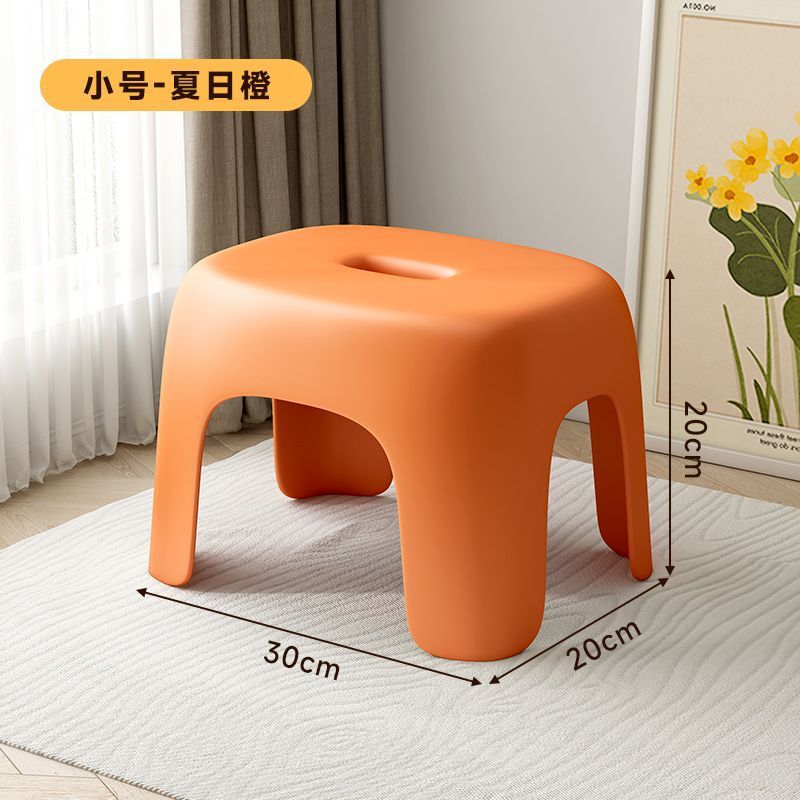 Taburetes caseros taburetes de jardín de infantes niños taburetes de plástico grueso taburetes de baño antideslizantes taburetes de salón cambiadores de zapatos pequeños bancos