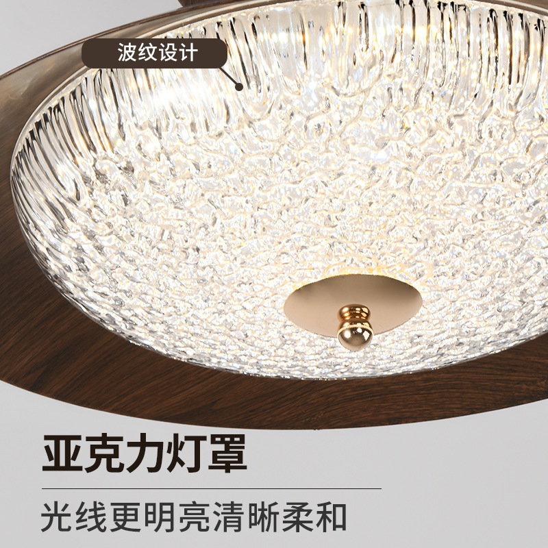 Daguanyuan dormitorio lámpara de techo antiguo wabi-Jifeng nuevo dormitorio principal protección ocular creativa luz de lujo retro estudio lámpara 357L