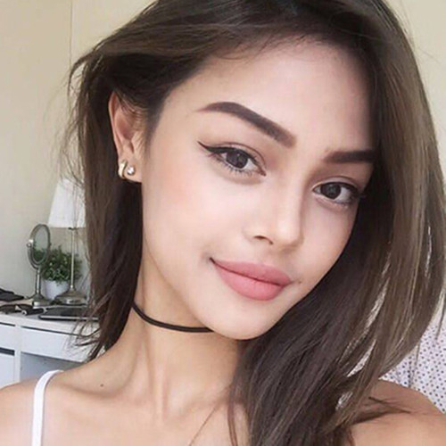 Minimalist European and American style with suede single choker necklace Korean velvet belt necklace dropshipping for thirty