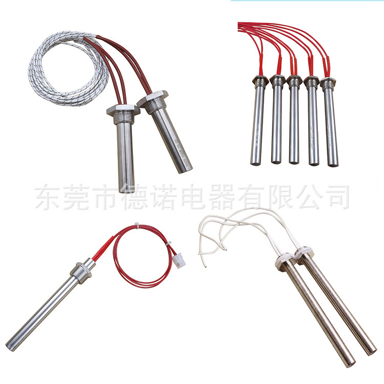 Stainless Steel Single-Head Heating Rod Ce Certified 12V Single-Head Electric Heating Rod 24V Single-Head Heating Rod 36V Single-Head Tube