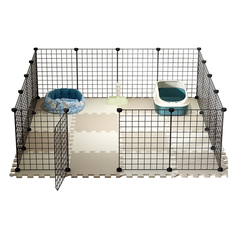 Pet Fence Simple dismountable Assembly piece dog cage cat cage rabbit Teddy small dog pet protection isolation guardrail