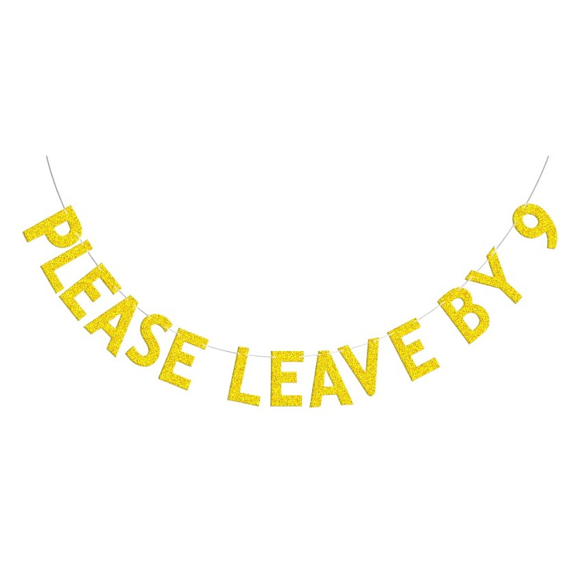 Europa y América del banquete de boda decoración cadena bandera por favor deje brillo papel guirnalda salón etiqueta de la pared bandera al por mayor