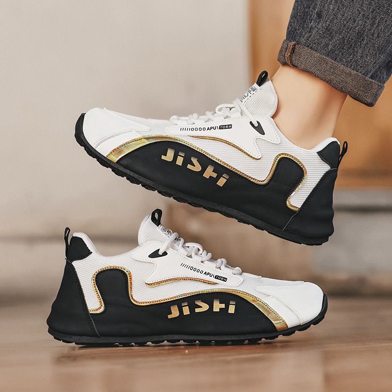 Los hombres se pueden usar en las cuatro estaciones 2025, transpirables y cómodos, nuevos zapatos deportivos casuales de moda de todo fósforo para hombres