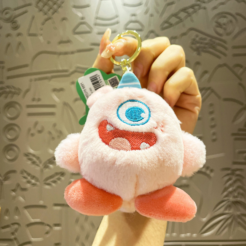 ぬいぐるみのかわいいアクセサリーのぬいぐるみのペンダント卸売りのおもちゃの子供のかばんの漫画の子供の鍵は子供の機械をつかみます。