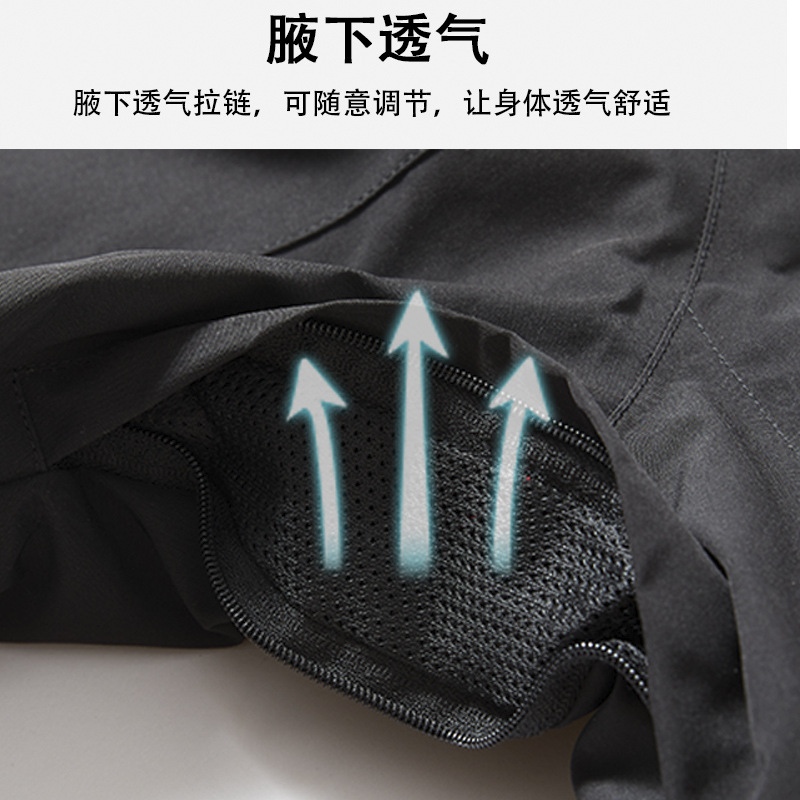 2021年新款透氣抓絨登山服戶(hù)外三合一滑雪服全熱封保暖情侶沖鋒衣