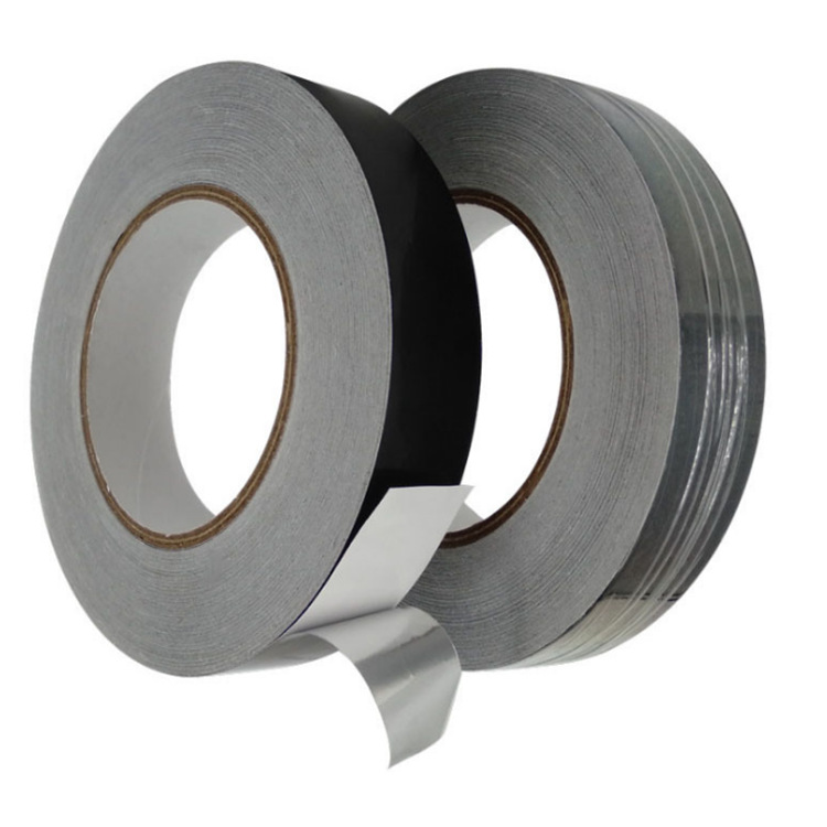 管道密封遮光屏蔽抗干扰胶带 0.07黑色锡纸遮光胶带 黑色铝箔胶带
