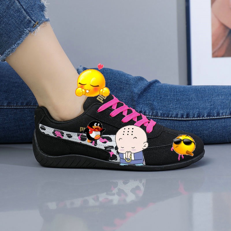 Casual Sneakers, Retro Student Trendy Shoes, Men's and Women's Couples, Autumn and Winter Velvet Niche Fashion Sports Shoes, Running Forrest Gump Shoes