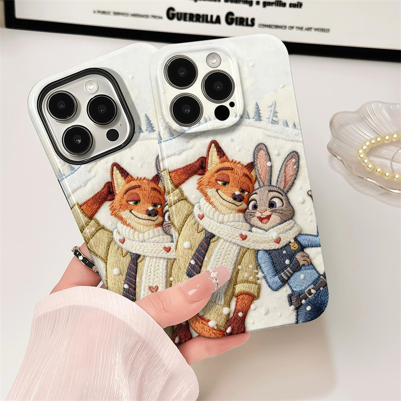 Bufandas Judy para Apple 17promax dibujos animados lindos iPhone 16pro lente todo incluido 15 nuevo 1