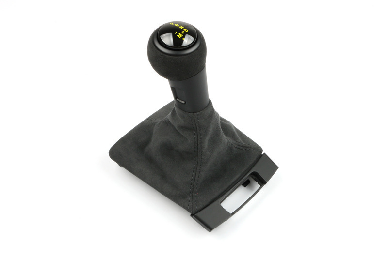 Suitable for Porsche GT4 gear shift knob, 718 Cayman, 911, Boxster, genuine leather, suede, carbon fiber gear shift cover
